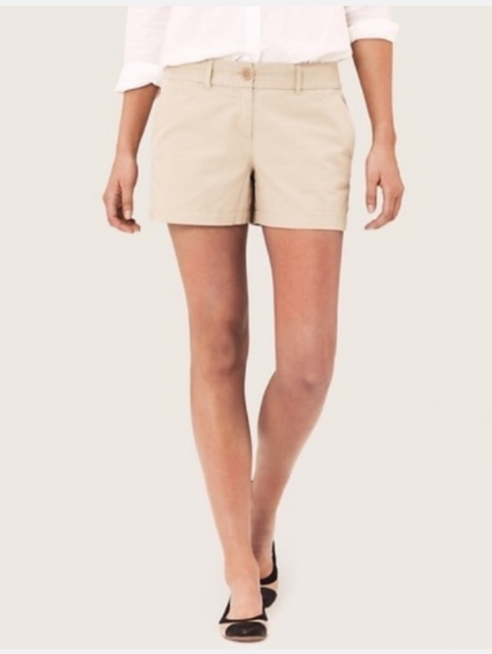 Ann Taylor Loft Khaki Shorts Sz 4